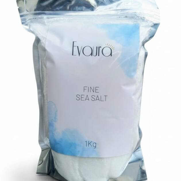 Hand harvested fine sea salt from Lebanon