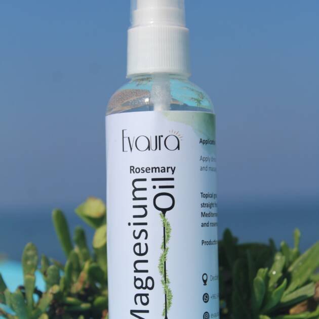Magnesium oil with rosemary essential oil