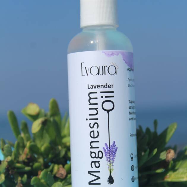 Magnesium oil with lavender essential oil