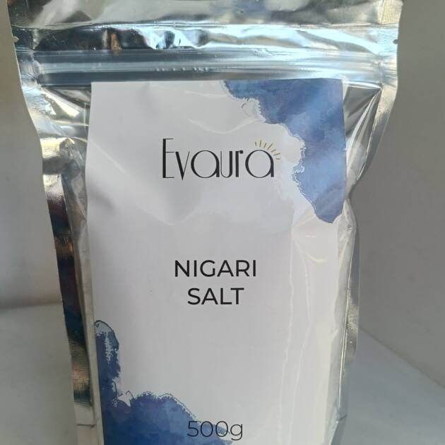 Natural nigari salt derived from seawater
