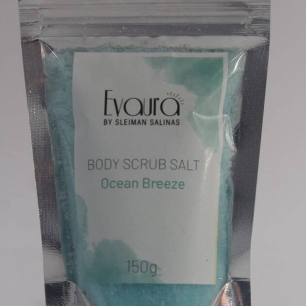Natural ocean breeze salt body scrub